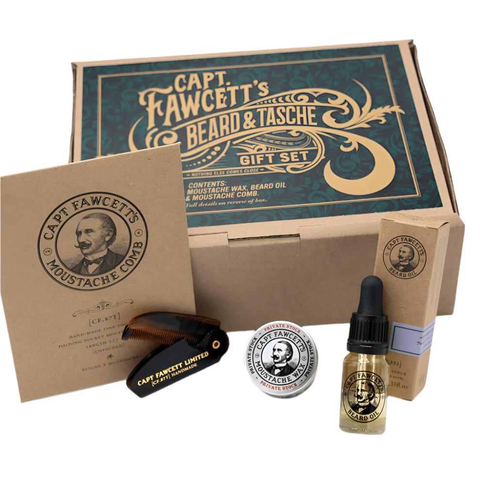 Captain Fawcett Beard & Tasche Gift Set