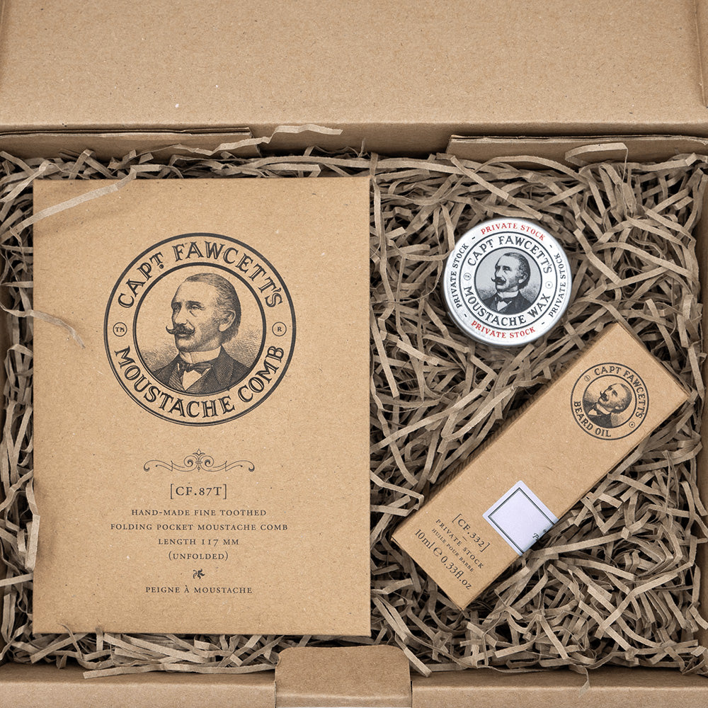 Captain Fawcett Beard & Tasche Gift Set